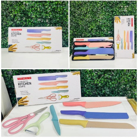 Set cuchillos colores