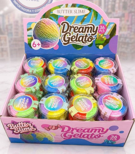 Caja 36 slime gelato