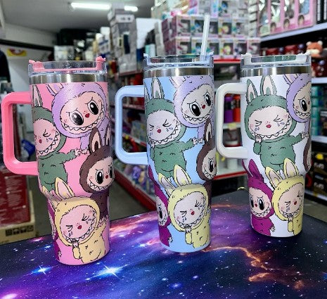 Mug Labubu tipo Stanley