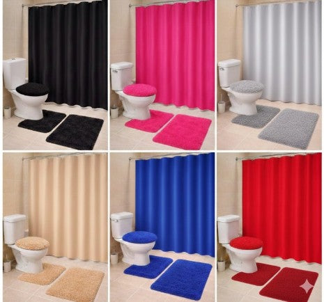 Set cortina alfombra
