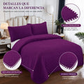 Cubrecama quilt liso 2 plazas